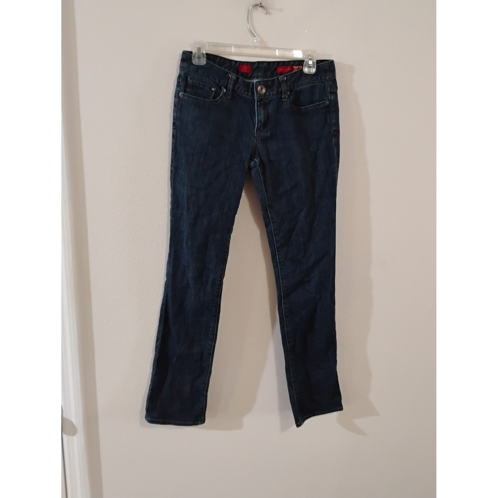 X2 Quality Denim Womens Skinny Jeans Dark Wash Low Rise Size 10